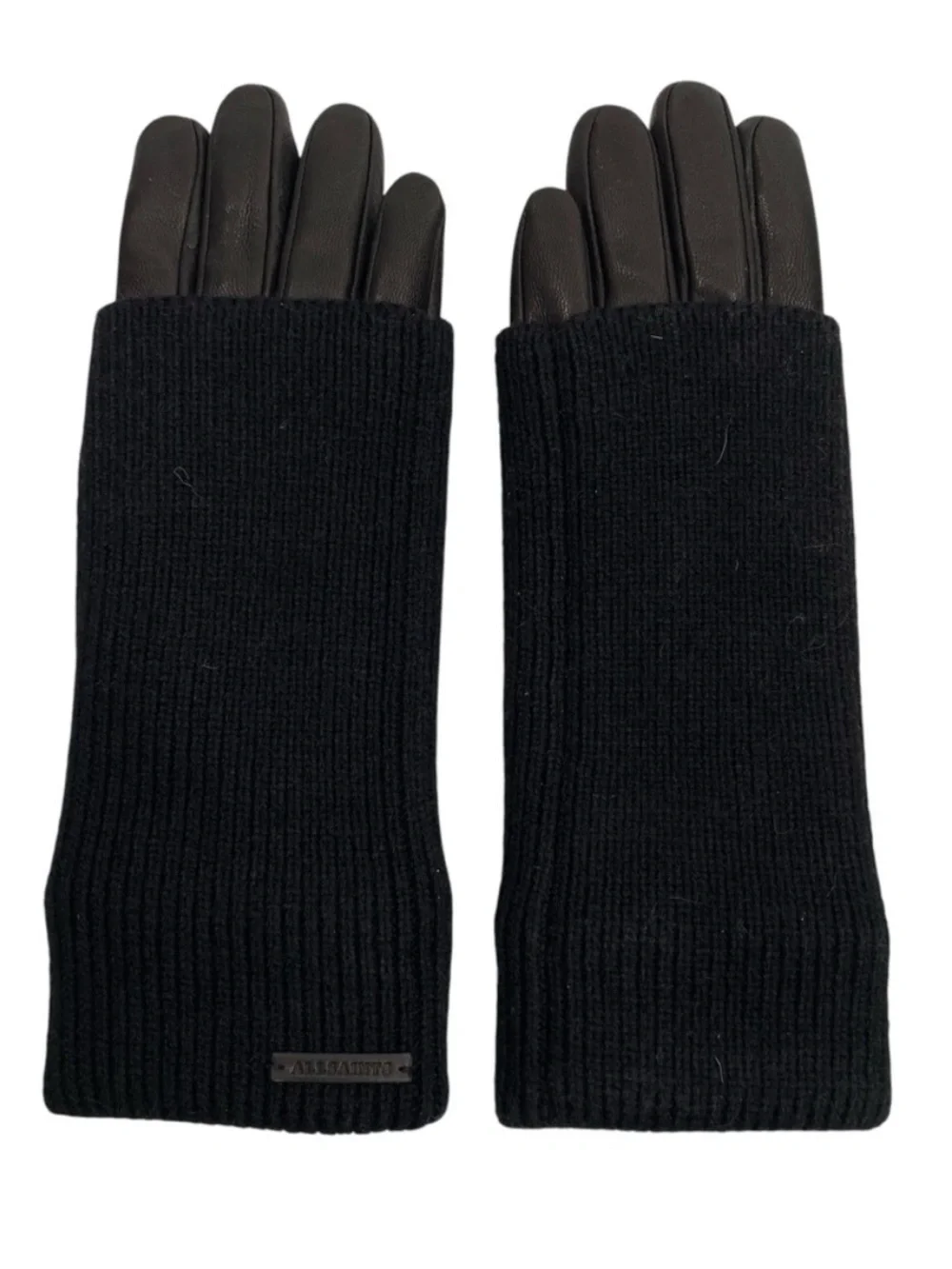 All Saints Zoya Knit Cuff Gloves